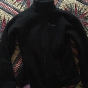 Worn once! Black Columbia fleece jacket